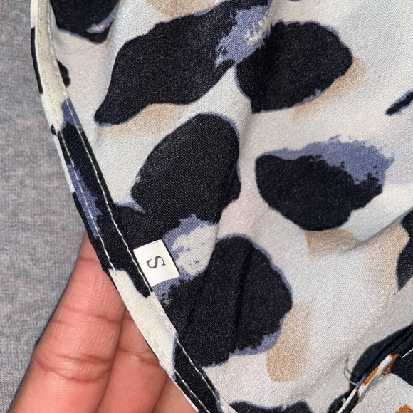 Cheetah Print Layered Mini Dress - Women's Size Small - Picture 7 of 9